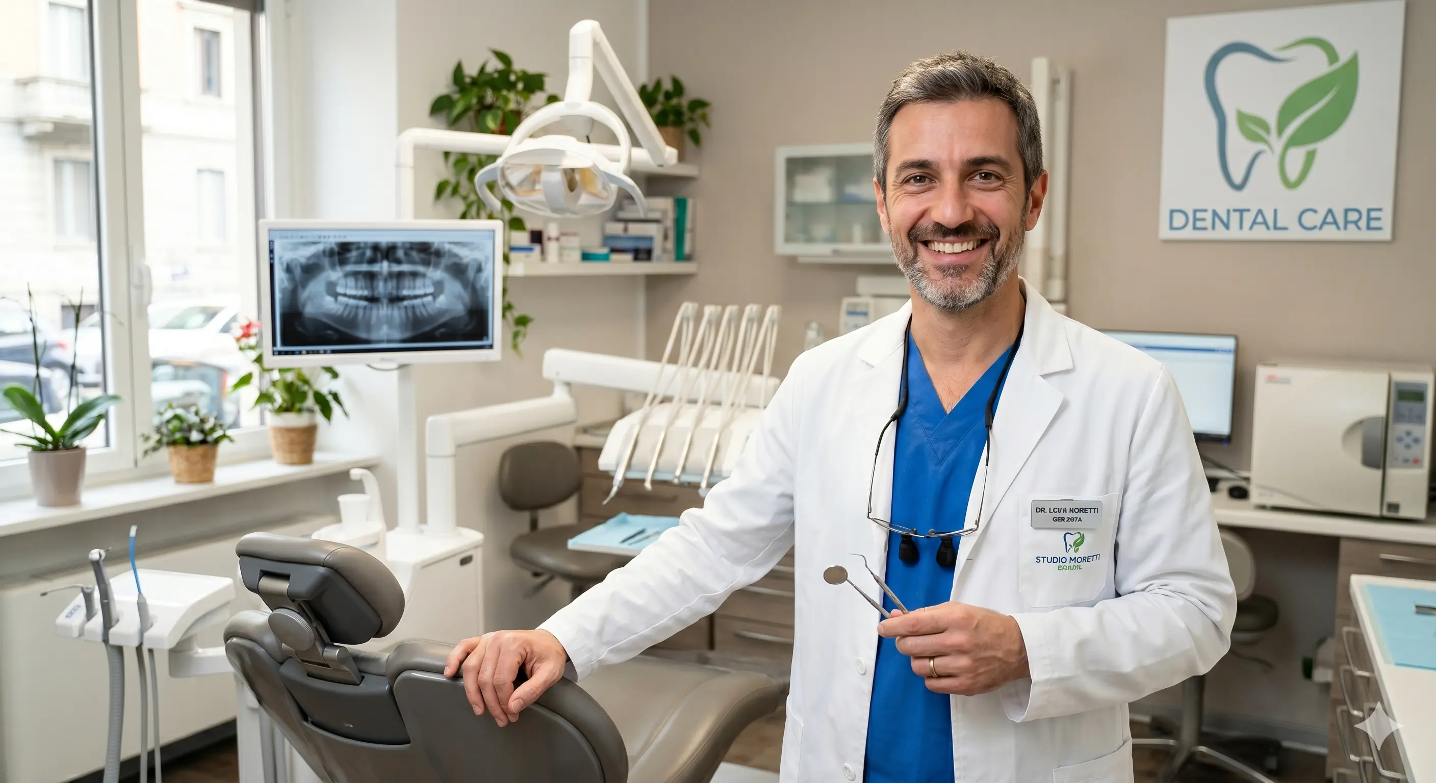 Dentista sorridente